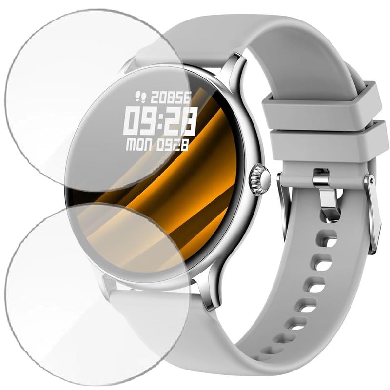 HELLOSCREEN |2-Pack| Screen Protector/Guard for Fire-Boltt Phoenix 1.3” Smartwatch -Not A Tempered Glass