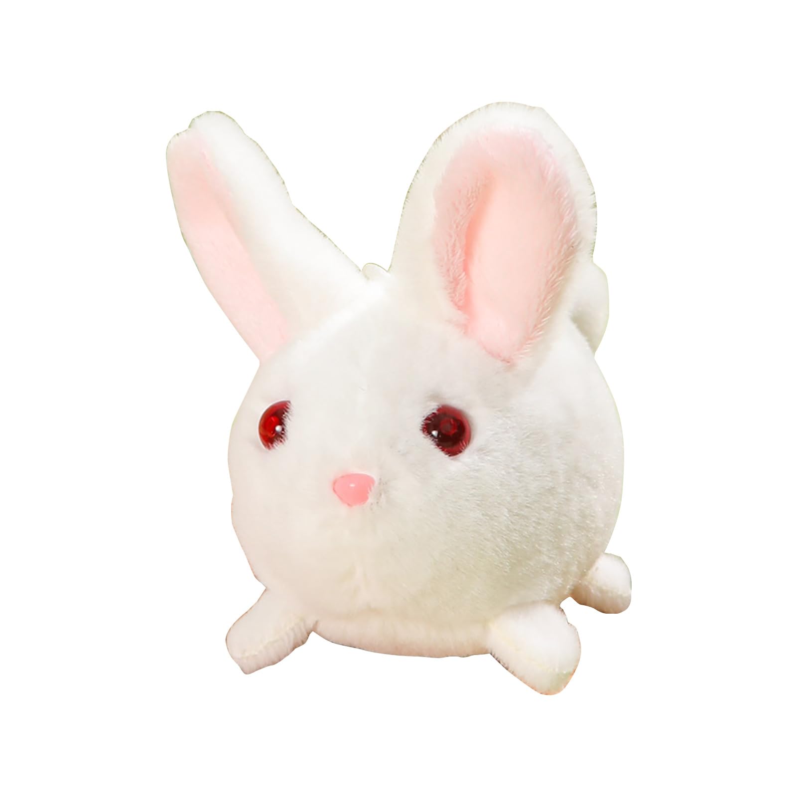 hejhncii Kids Backpack Plush Pendant TailWiggly Cartoon Animal Keyring Cute Girl Shoulder Bag Accessories Fuzzy Hanging Ornament Plush Cartoon Animal Toy