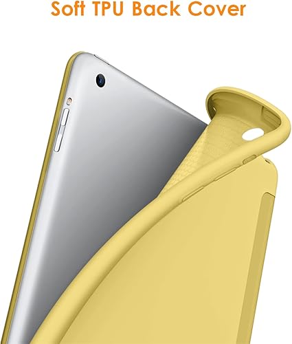 Miniatura 9 de DTTO Funda para iPad Air 1 edición, (no para iPad Air 2 y Air 3) Ultra delgado y ligero Smart Trifold Stand con cubierta trasera de TPU suave