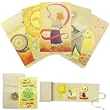 Knana 78 Tarot Cards for Beginners,Small Tarot Cards Decks Kit with Tarot Velvet Storage Pouch,Fortune Telling Cards,Divination Tool.