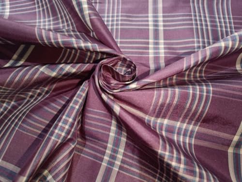 Soie Dupion 100% de haute qualité en coloris violet pour haute couture