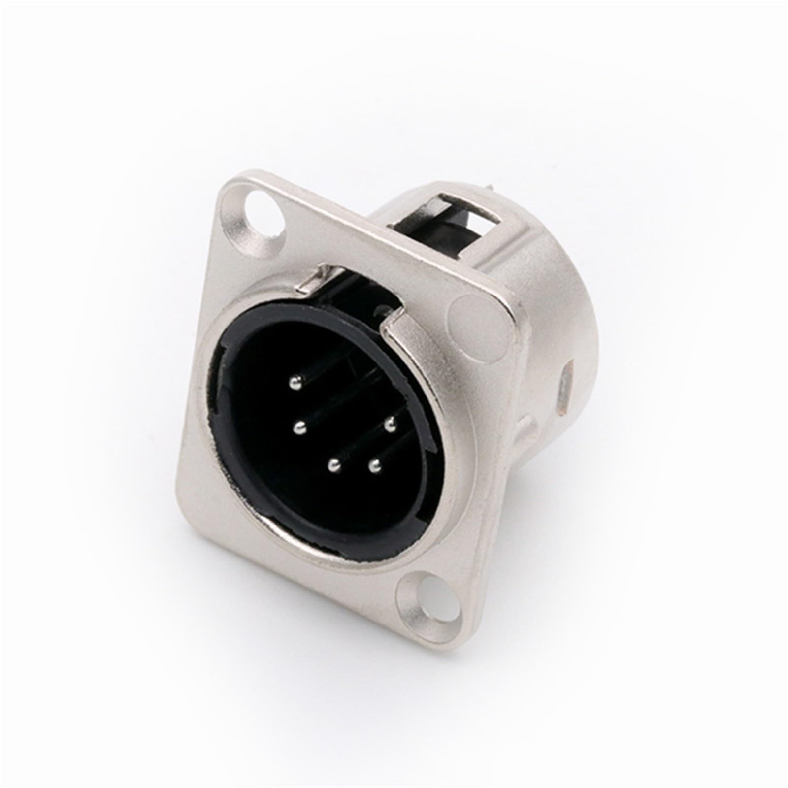 10 sztuk/partia 5-pinowy XLR do montażu panelowego XLR wtyczka męska/żeńskie gniazdo jack mikrofon zacisk kabla mikrofonowego XLR złącze przewodu podwozia (C1036x5 C1037x5)
