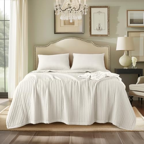 Kasentex KXW1804-IV-OQ Quilt-Bedding-Coverlet-Blanket-Set, Machine Washable thumb #6