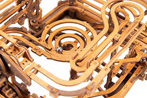 Wooden.city Wooden Marble Run Kit - Marble Run Wood Model Kits To Build For Adults - Marble Run Wooden 3D Puzzles For Adults - Wood Marble Run 3D Wooden Models For Adults To Build - Diy Marble Maze #TOP6