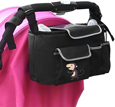 Borsa Passeggino Universale - Grande Capacità, Antiscivolo, Per Latte, Pannolini, Cellulare - Foto 6