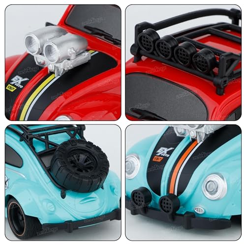 Image of Zest 4 Toyz Remote Control for Kids Retro Refitting Car Toy for Kids Fun Play Activities Indoor & Outdoor Vintage Car Birthday Gift for Girls & Boys
