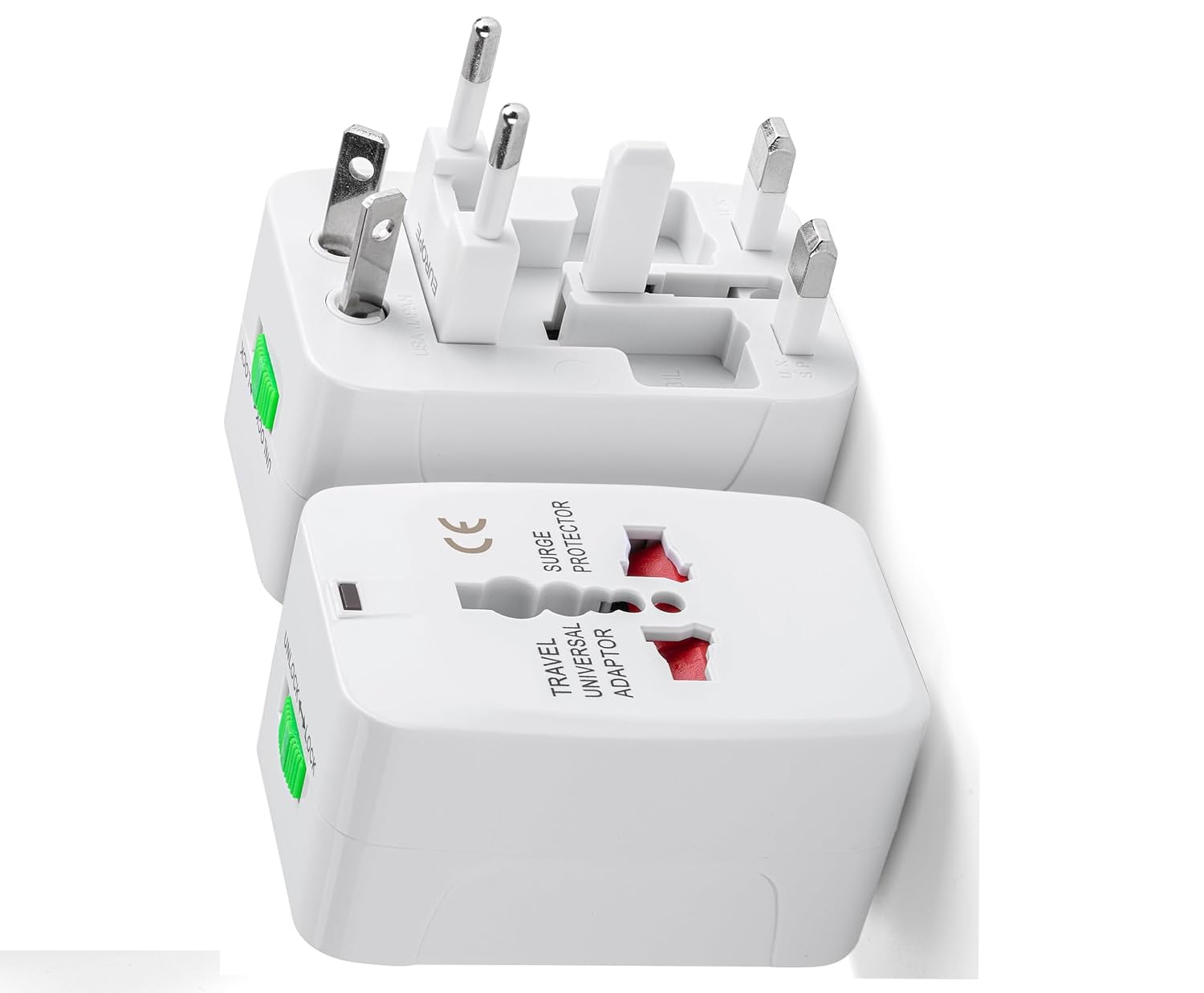 Gwings 180 + Countries Supported 2024 Universal Travel Adapter Plug International All in One Worldwide Universal Travel Adapters Compatible with Smart Phone,Laptop,Mobile,Camera,Tablet,White-image-43