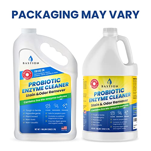 Probiotic Enzyme Cleaner - Professional Strength Solution -One Gallon- Natural Bio-Enzymatic Stain & Odor Remover - No Rinse Formula - Dye Free (Packaging May Vary) - Image 3