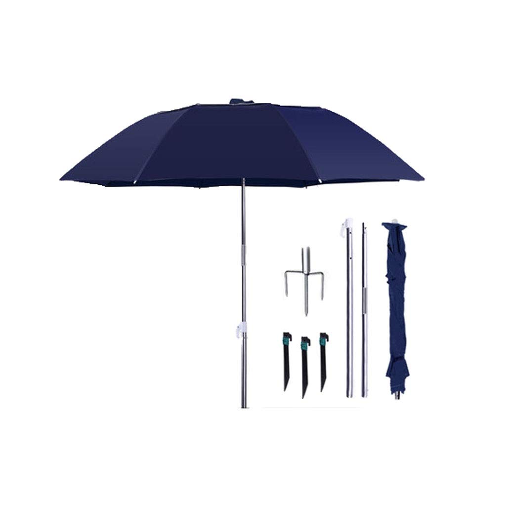 Parasole Parasol wędkarski / 2.2 / Uniwersalny/Sunscreen/Rain/Gruby/Parasol Fish/Fishing/Parasol/Przekładnia wędkarska/Trzy składanie/parasol wędkarski/Duży parasol wędkarski