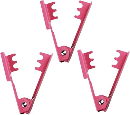 Miniatura 7 de YARDWE 3 unids profesional de hoja de rosa espina pelador herramienta de pelado removedor de espinas herramienta de jardín para rosas (rosa)