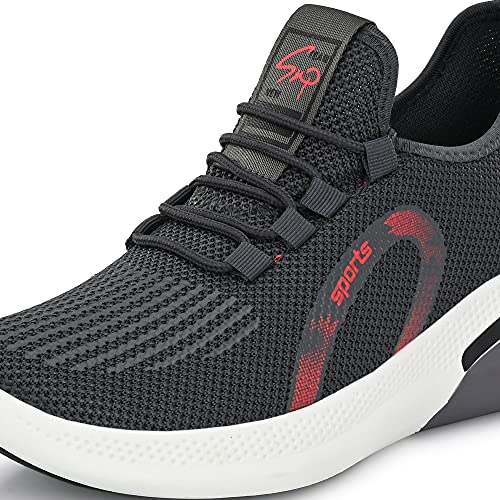 Image of Klepe Black Red Running Shoes