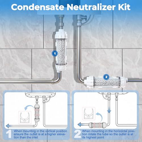 Kit Neutralizador de Condensados | Compatible con calderas y calentadores de alta eficiencia Rinnai modelo 804000074 miniatura 4