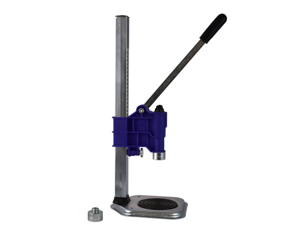 Bigger Jugs Blue Adjustable Height Counter Top Capper For 26Mm And 29Mm Crown Caps Homebrew Beer Cider Small
