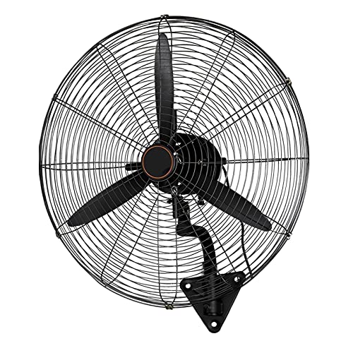 HMASNSEIY Ventiladores de Pedestal industriales de Pared de 22''/26''/30'', de Alta Potencia y Alta Velocidad, oscilación de 120°, de Alta Resistencia, 3 velocidades, silencioso (tamaño: 78 cm/30 in)