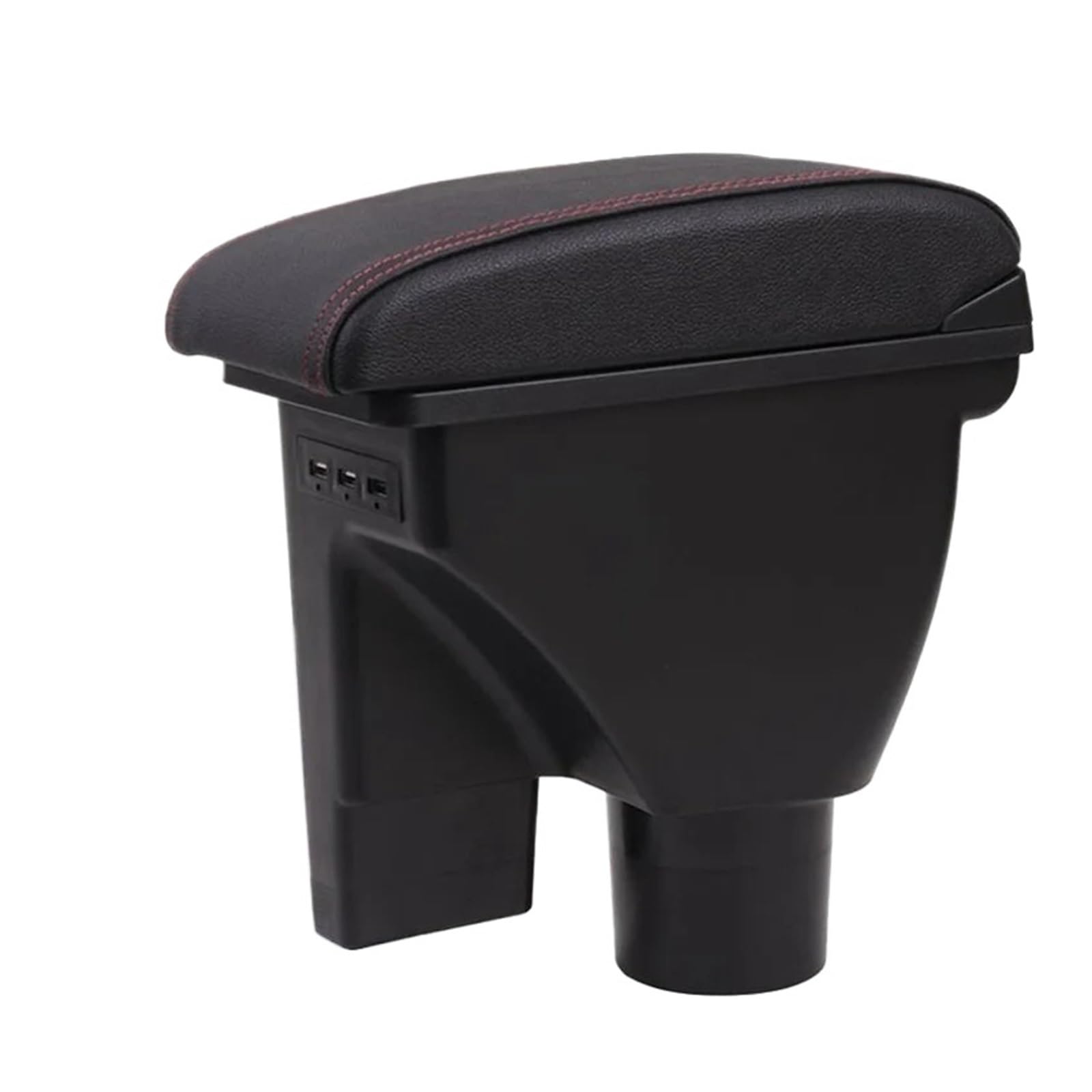 Hguvsjd Armrest Box For Hyundai For Getz Armrest Retrofit Parts Dedicated Center Storage Box Accessories Car Armrests(A Black red)