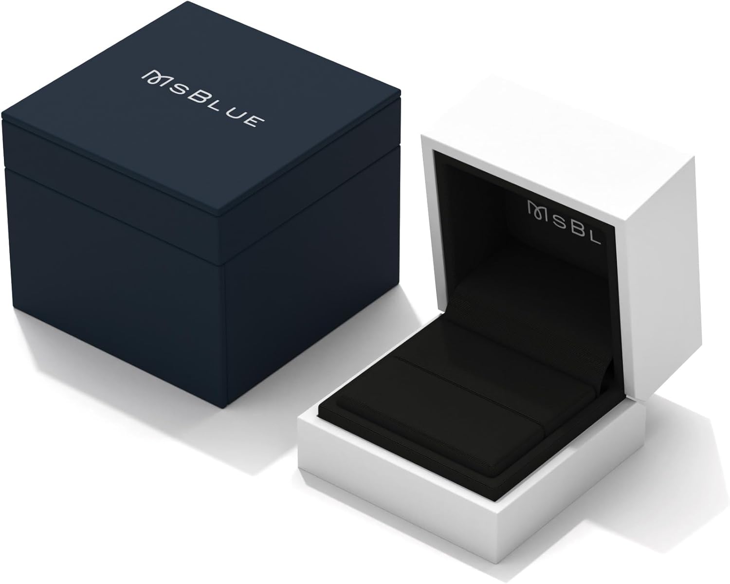 MSBLUE 2ct Classic Solitaire Oval Cut Moissanite Engagement Ring, 14K Gold Vermeil, Rhodium Finish - Image 7