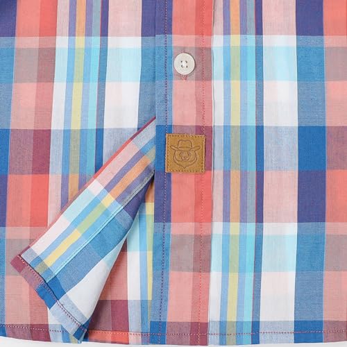 Image of Dubinik Mens Short Sleeve Button Down Shirts Soft Breathable Summer Vintage Regular Fit Lightweight Men's Casual Shirt