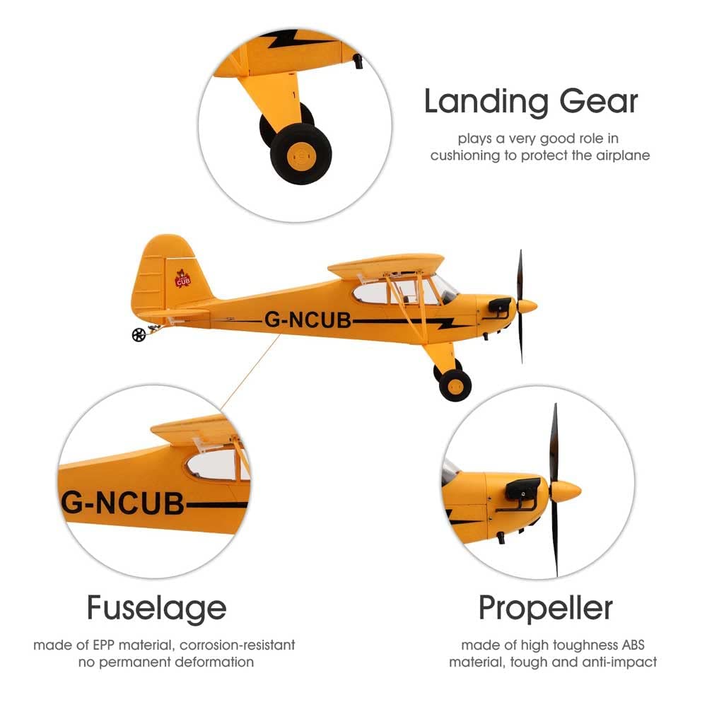 Aereo Telecomandato RC SKYSHALO 2.4GHz Con Giroscopio 6 Assi - Preassemblato, 2 Batterie, Facile Per Principianti