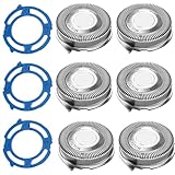 SH50 Replacement Blades for Philips Norelco 5000 Series Shavers, with Blade Retaining Rings