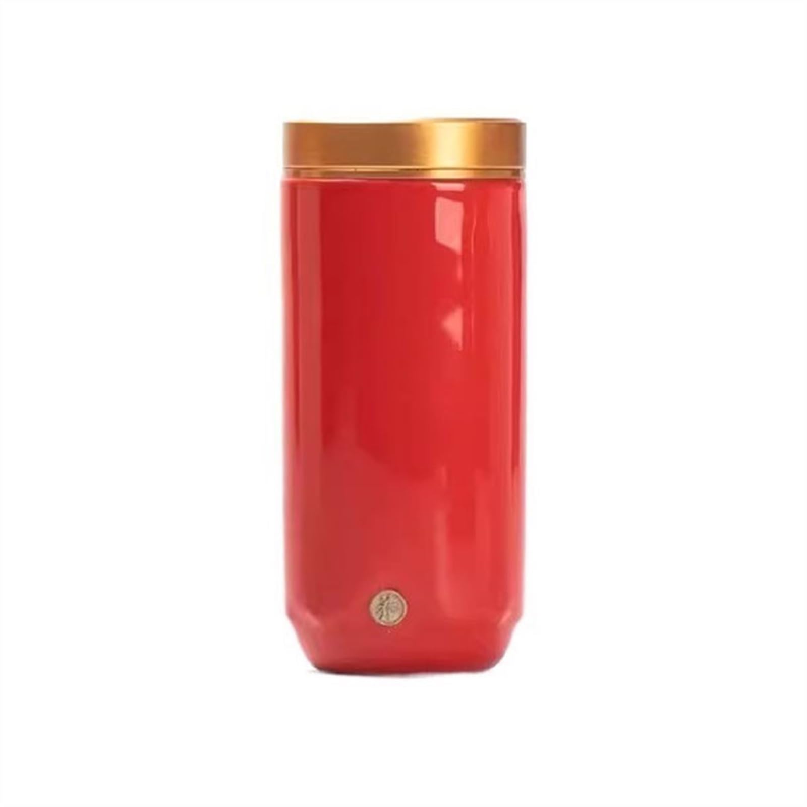 Hhaoran-9868 Ceramic Tea Canister Household Sealed Empty Canister Tea Warehouse Chinese Vintage for Coffee, Sugar, Nuts Food Canisters for Kitchen(Red)