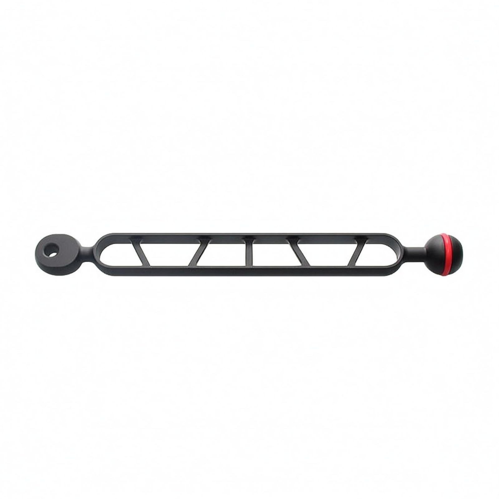 Qianly Braccio Luci Subacqueo per Fotocamera Braccio Fotografico Staffa Supporto Snodato in Lega di Alluminio con Attacchi Stile Compatibile Adatto a Riprese, Nero, 9.0 Pollici