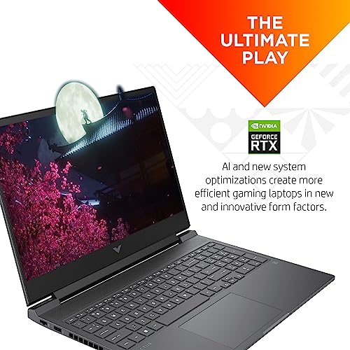 Image of HP Victus 16 Laptop, FHD IPS 144Hz Display, AMD Ryzen 5 7640HS, 16 GB RAM, 512 GB SSD, NVIDIA GeForce RTX 3050 GPU (6 GB), Windows 11 Home, 16-s0010nr (2023)