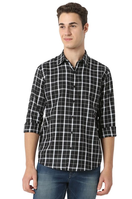 Image of Mens Striped Slim Fit Cotton Casual Shirt | Full Sleeves Mens Shirts | Stylish Shirt for Men