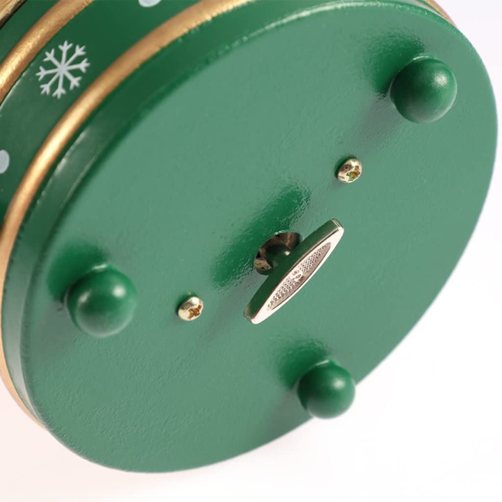 Pozytywka Pozytywka Prezent Choinka Wood Music Box Mini Obrotowy Pudełko Muzyczne Xmas Party Prezent Dom Stół Dekoracja Muzyczna Szkatułka pozytywka ozdoba