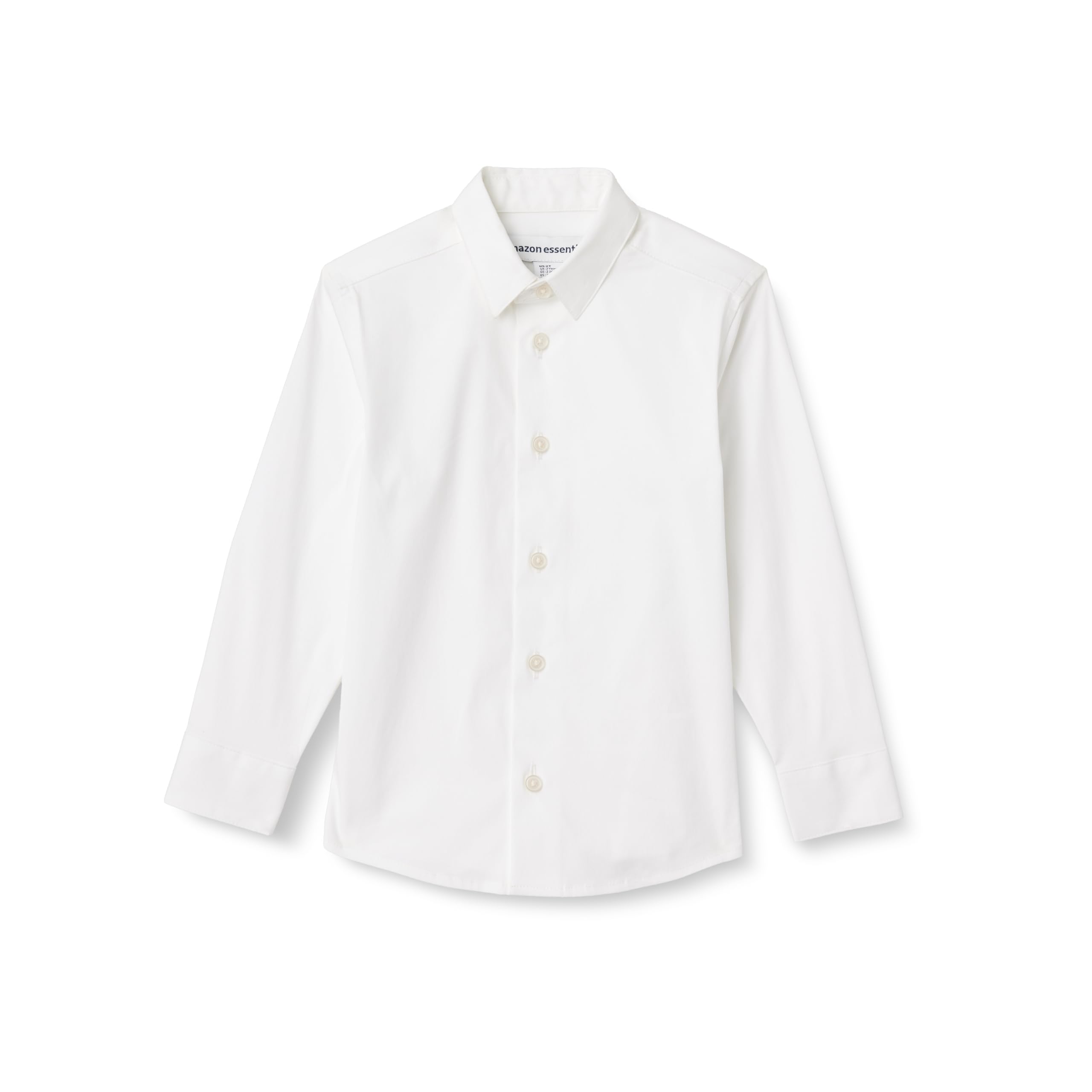 

                                                    Amazon Essentials Boys' Long Sleeve Dress Shirt, W