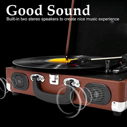 Tourne-Disque Vinyle Vintage Phonographe Rétro Platine Disque Tourne-Disque Portable Bluetooth LP - Les Beatles, Paul McCartney, John Lennon, RIngo Starr, George Harrison Tourne-Disque Vinyle Vintage Phonographe Rétro Platine Disque Tourne-Disque Portable Bluetooth LP – Image 5