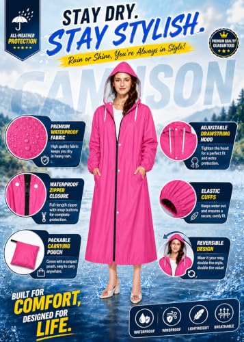 Image of Womens Eloura Waterproof Raincoat for Women