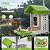 NEEZUKAR Smart Bird Feeder with Camera Solar Powered, AI Species Identification, 2K HD Video, Instant Arrival Alerts, Weatherproof Design for Outdoor, Best Gift for Bird Lovers(Green)