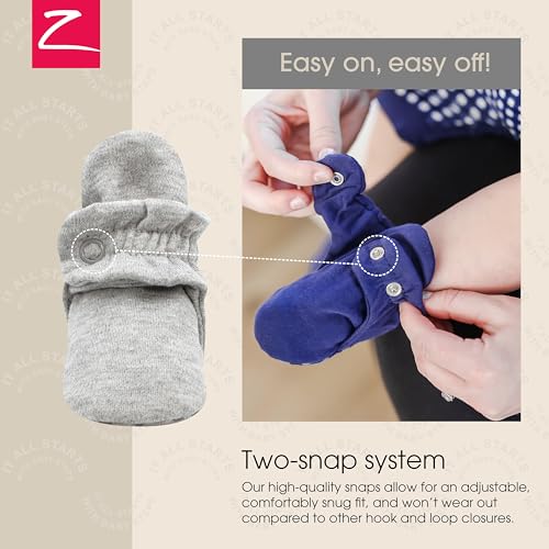 Zutano Organic Baby Booties Newborn Infant, Lost Baby Socks Solution, Unisex, Girl, Boy, 0-3, 3-6, 6-12, 12-18, 18-24 Months3
