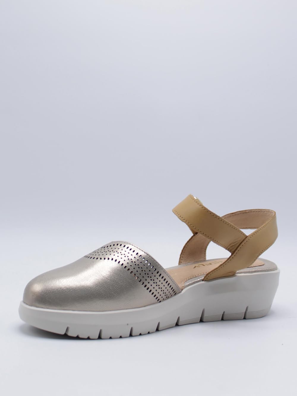 Stonefly Sandali con Zeppa Donna - Taupe Modello 220764 220764 Pelle 37