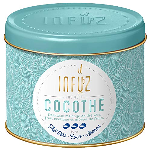 Infuz - Cocothé - Thé en vrac - Une escapade fruitée et ensoleillée - Thé vert, coco & ananas - 80g Cover