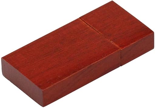 8GB Wood Rectangle 3.0 USB Flash Drive Pen Drive Data Storage Thumb Drive Memory Stick USB Drive USB Stick USB 3.0 Flash Drive PenDrive U Disk Flash Memory - Red