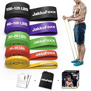 Resistance Bands,Pull Up Bands,Stretching Assist Bands Set for Men & WomenPortable Exercise, Muscle Training,Physical Therapy,Exercise Workout Bands for Working Out