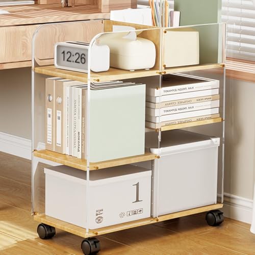 Estantería esquinera, estantería de pie de madera para sala de estar, cocina, dormitorio, baño, oficina, soporte estrecho para plantas y estante para libros