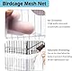 ASOCEA Vogelkäfig Abdeckung Vogelkäfig-Samenfänger Papageienkäfig Weiches luftiges Nylon Maschennetz Vogelkäfig Rock Seed Guard für Sittich Ara Runde Quadratische Käfige(Weiß, 78.7x27.6 in/200x70 cm)