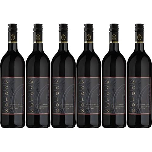 Heuchelberg Weingärtner "Schwarze Serie" Acolon Qualitätswein trocken (6 x 0,75L)