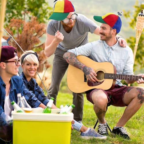 Xmart Propeller Mütze Lustige Mütze Einstellbar Hubschraubermütze Erwachsene Kinder Cap Lustig Kommt Mit Einer Nerd-Brille Propeller Hut Perfekt für Partys Karneval Festivals und KostüMpartys