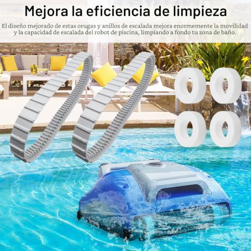 Miniatura 7 de Repuestos Para Limpiafondos Robóticos Dolphin 9985006-R2 Pista 6101611-R4 Anillo De Escalada 3884997-R6 Rodillo Kit Repuestos Para Limpiafondos Piscinas Con Aspiradora Aguas Residuales Stil A