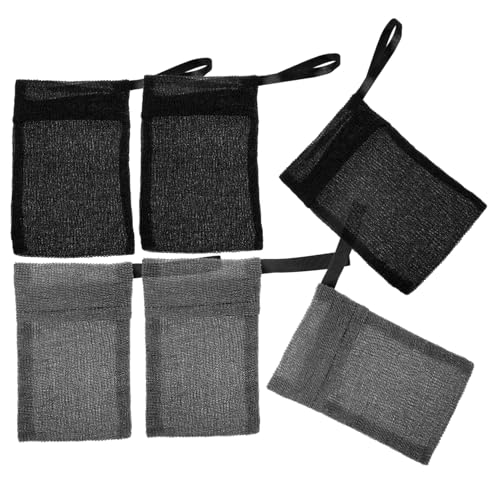 VALICLUD 6 Piezas Bolsas de Jabón de Malla Fundas Jabón Portátiles y Prácticas Exfoliantes y Limpieza Profunda y Ducha