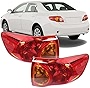 munirater Outer Body Tail Light Assembly Replacement for 2009-2010 Toyota Corolla OE-Style, Replaces Tail Light Rear Brake Lamp Driver & Passenger Side