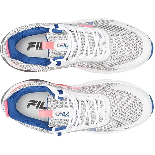 Tenis Fila Progress Feminino,Branco/Azul/Rosa,38
