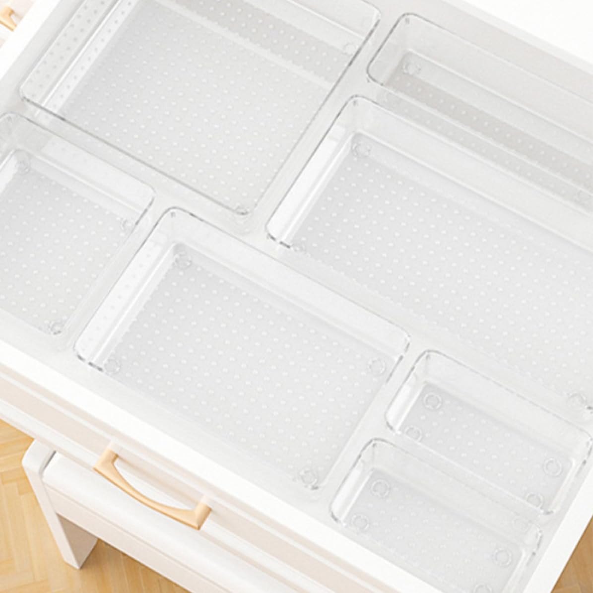 Caja de Almacenamiento para Cajones Transparente Pet 15 Piezas