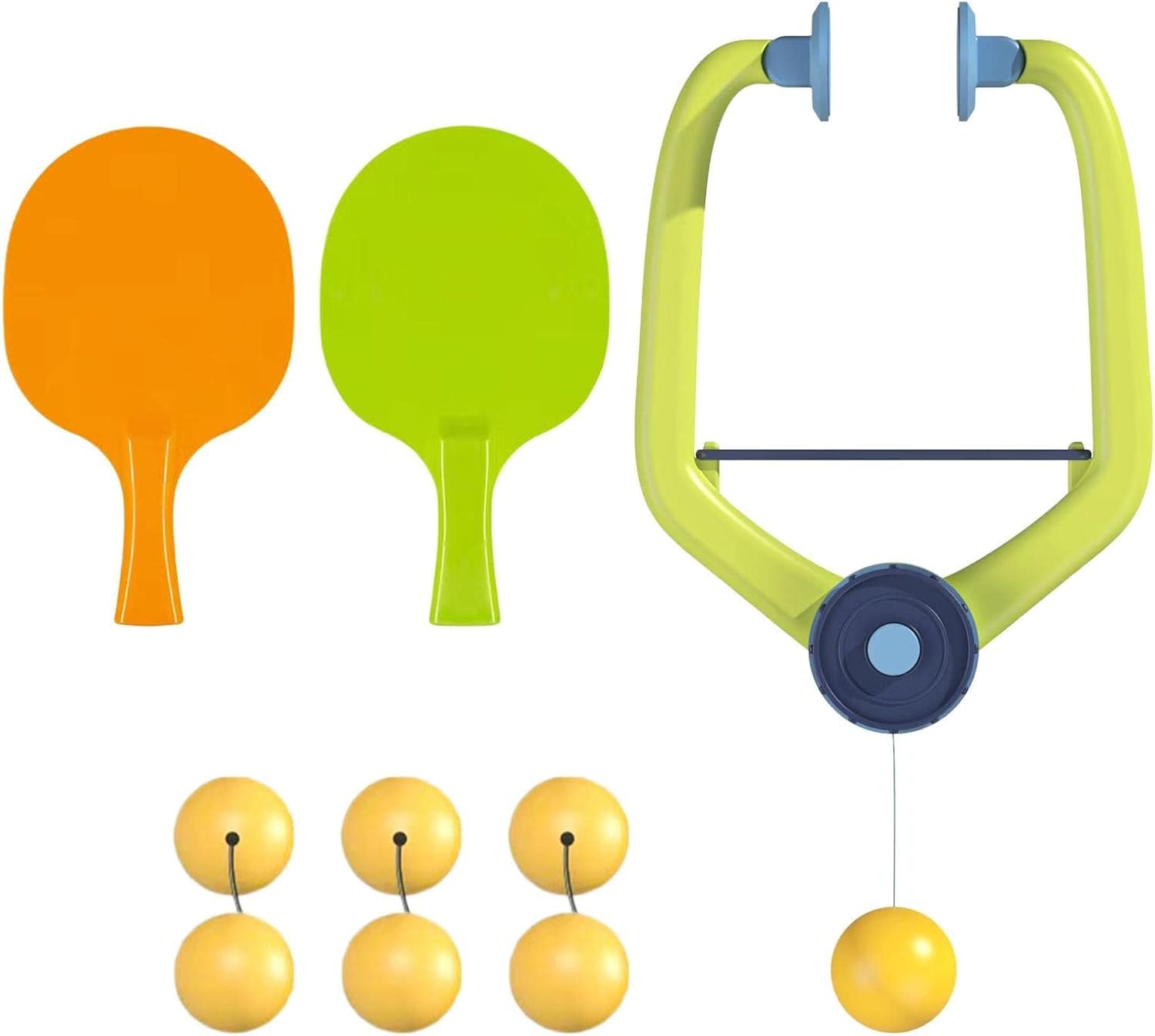 Childrens Indoor Hanging Table Tennis Training Device PingPong Trainer Parent Child Interaction Toy Exerciser for Door Frame (B0CSM9RDKZ) Amazon Price History, Amazon Price Tracker