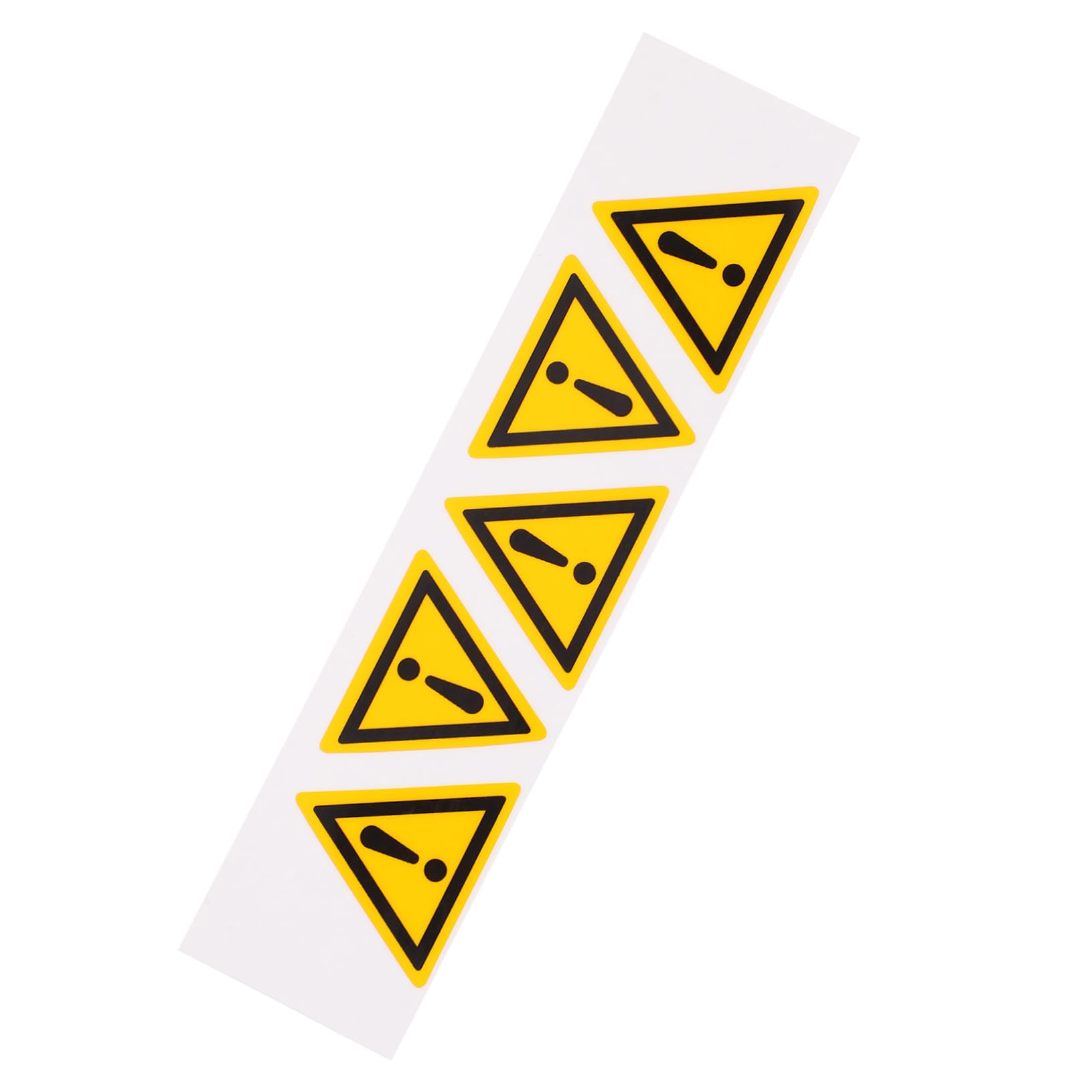 iplusmile 5 Pegatinas Adhesivas De Advertencia Signo De Exclamación Triangular Para Zonas Peligrosas Señales De Precaución Para Seguridad