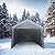 12x20 FT Heavy Duty Outdoor Carport Canopy with 6 Roll-up Ventilated Windows & Removable Sidewalls Car Canopy Garage Boat Shelter Party Tent for Car Boat Truck Motorcycle