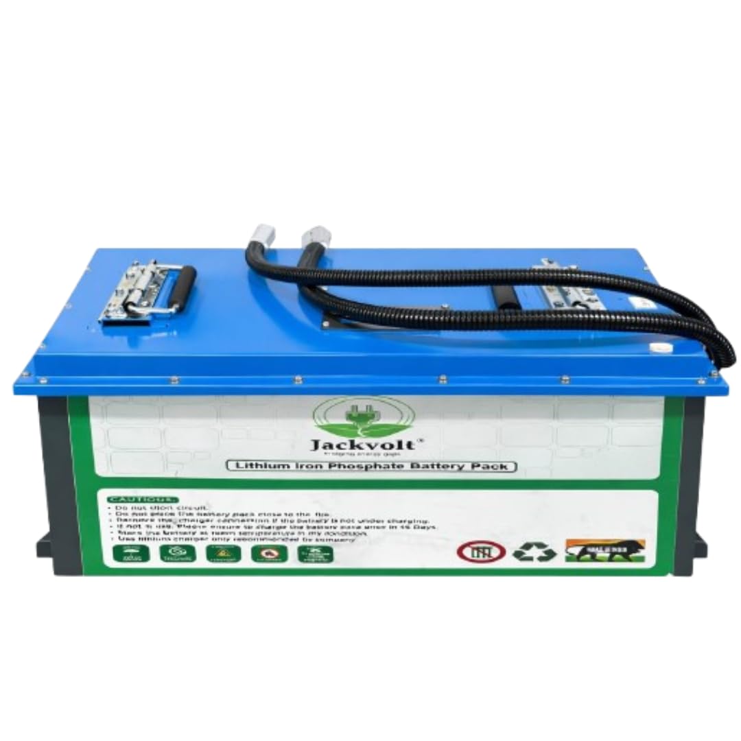 JACKVOLT® 51.2V 100Ah Lithium-ion Battery Pack for Electric E-Ricksaw Lightweight, High-Performance Battery | Waterproof | Fire Retardant | Compact | Detachable-image-19